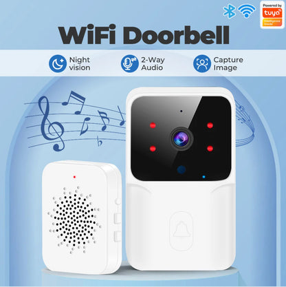 Tuya Doorbell Wireless Wifi Doorbell High-Definition Anti-Theft Door Bell